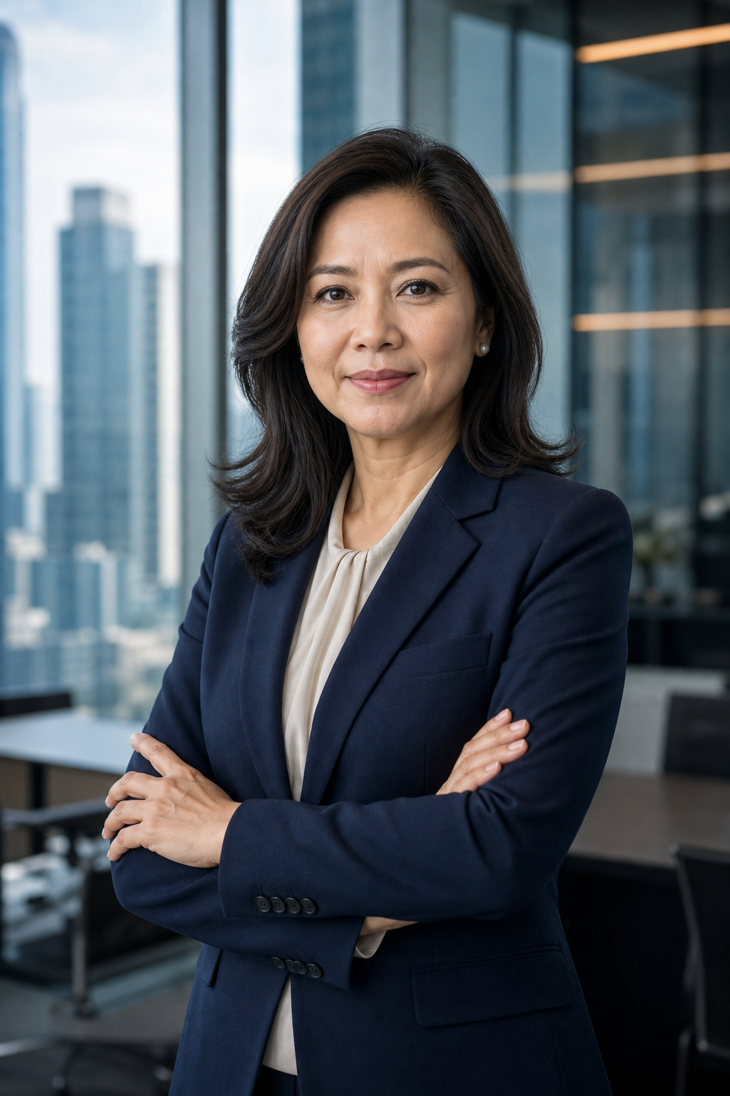 Top executive management portrait